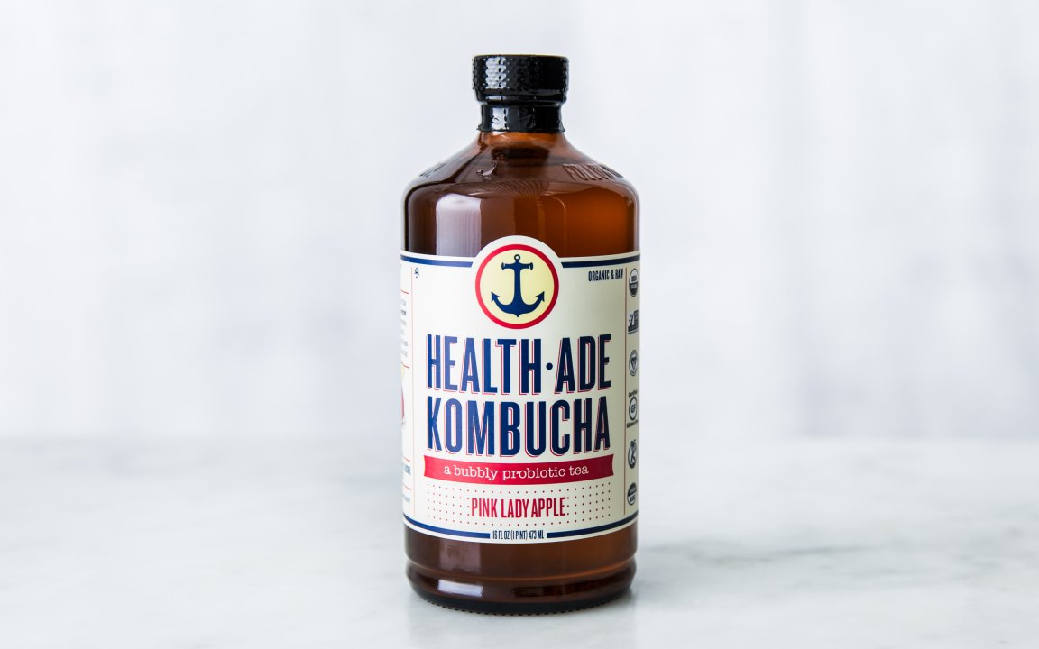 Organic Pink Lady Apple Kombucha HealthAde Kombucha SF Bay Good Eggs